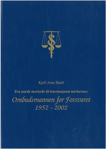 Boken Fra norsk merkeår til internasjonal merkevare: Ombudsmannen for Forsvaret 1952 - 2002